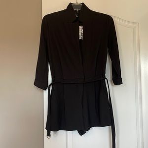 Forever 21 black romper size small new with tags